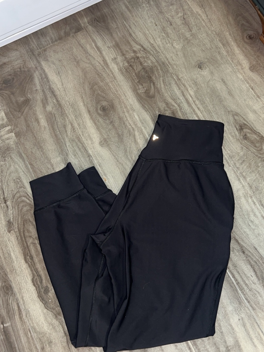 lululemon athletica Black High-Rise Leggings with Reflective Logo